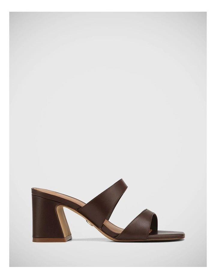 Miouk Leather Sandal in Espresso