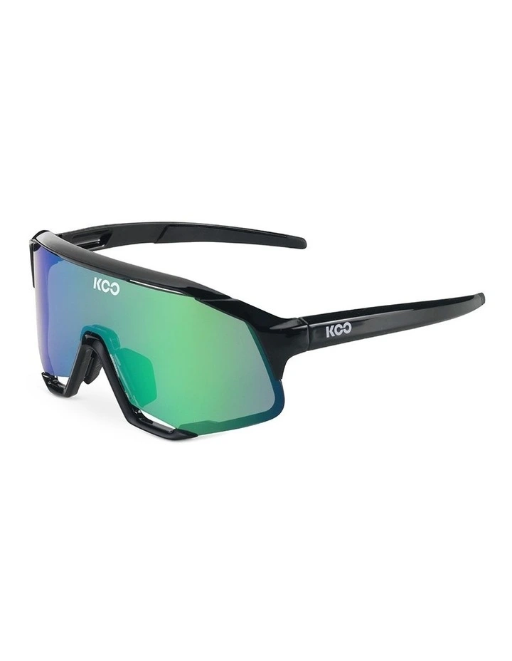 Demos Black Green Lens