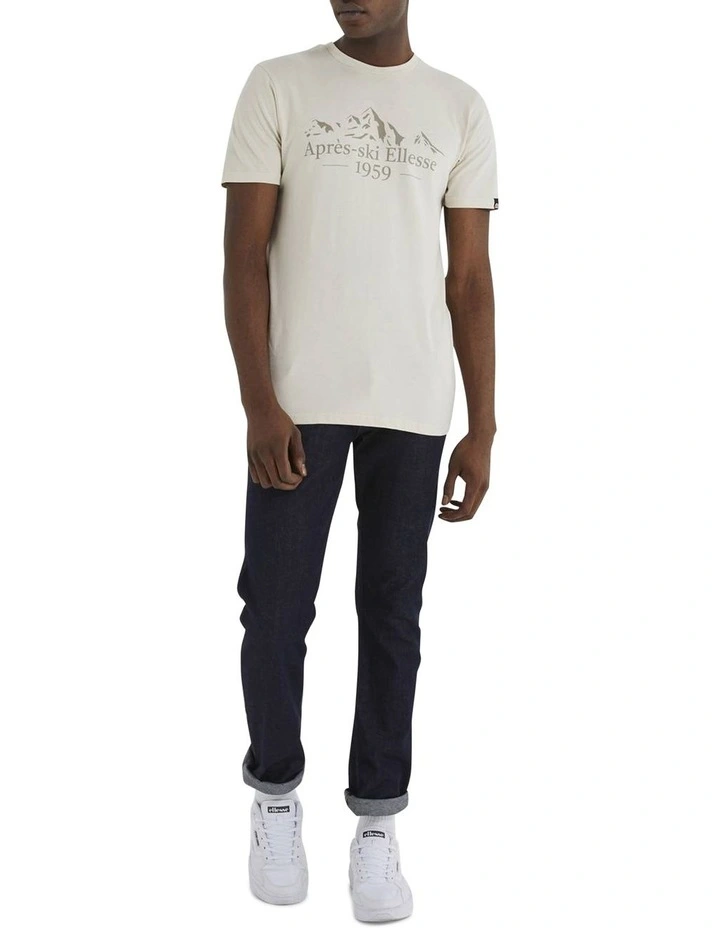 Top Rock Tee in Beige