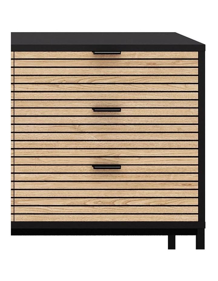 Odence Sideboard 160cm Natural & Black