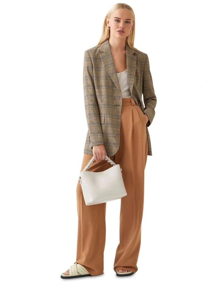 Willow Eco Check Jacket in Olive