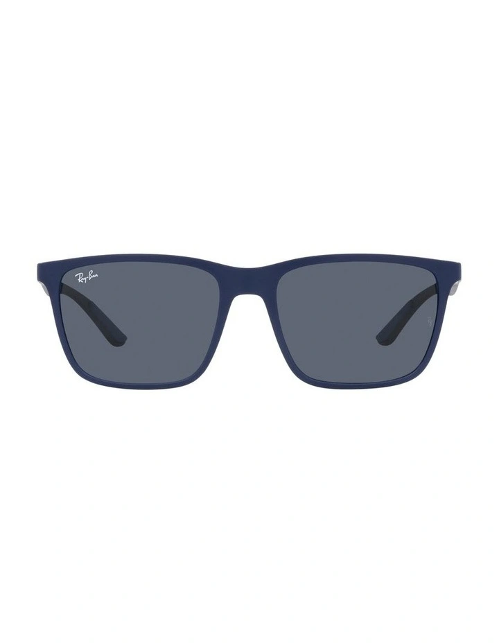 0RB4385 Sunglasses in Matte Blue