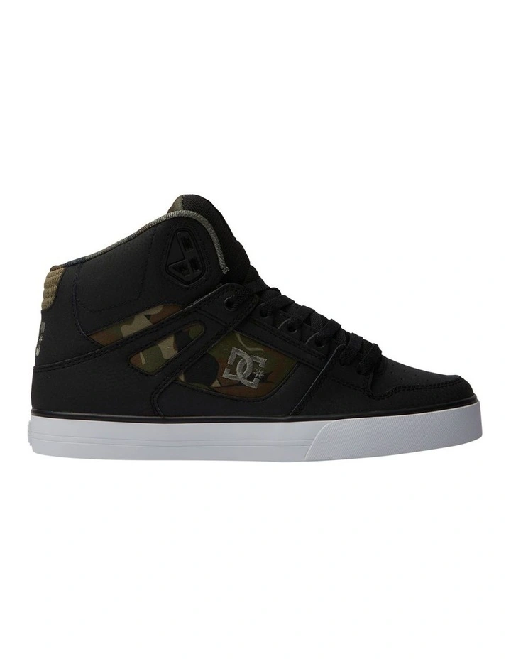Pure High Top Shoes in Grey/White/Grey