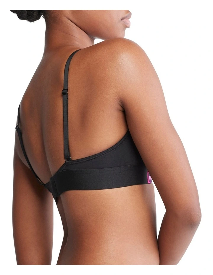 Intense Power Pride Cotton Lightly Lined Triangle Bra in Black