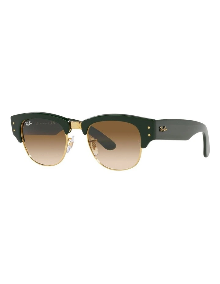 Mega Clubmaster Sunglasses in Green