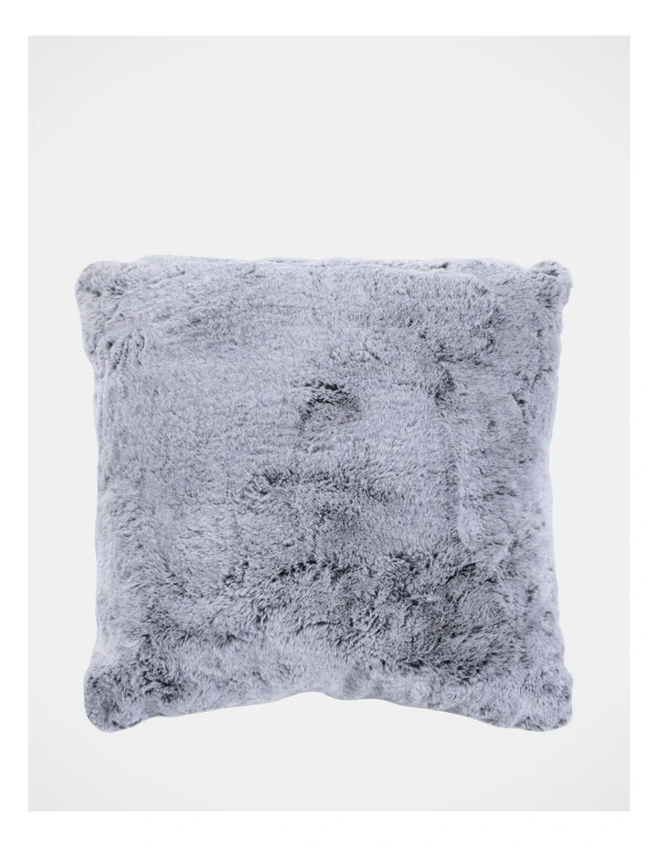 Oslo Faux Fur Cushion Grey