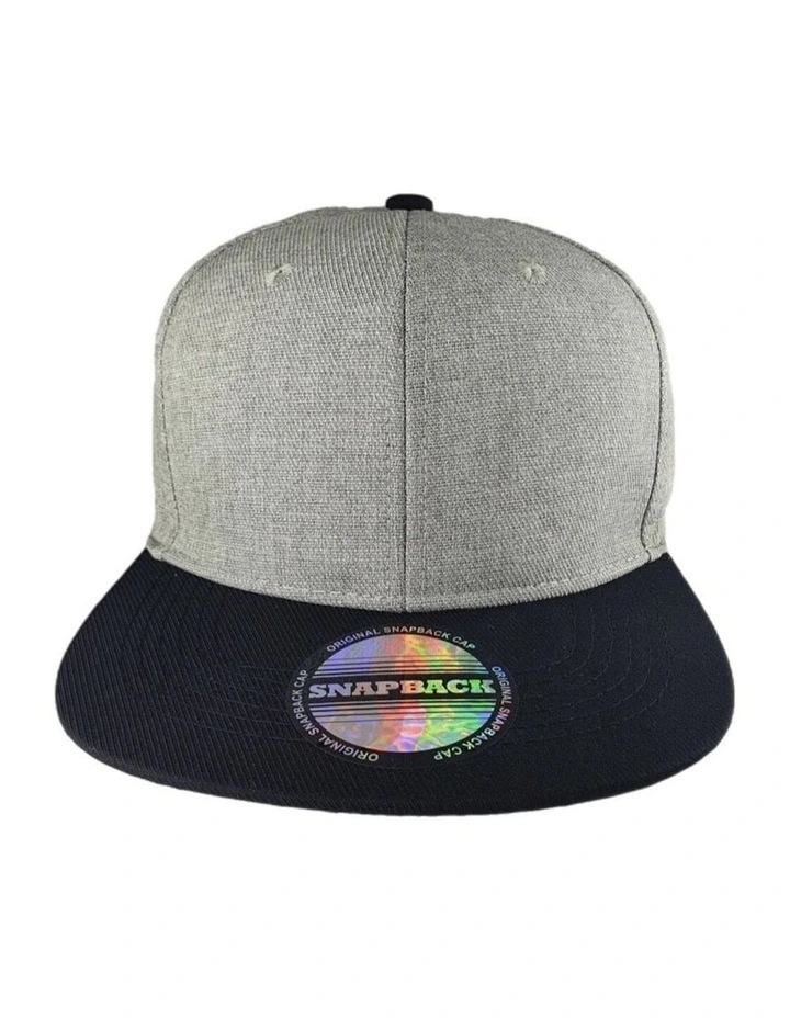 Snapback Cap in Grey