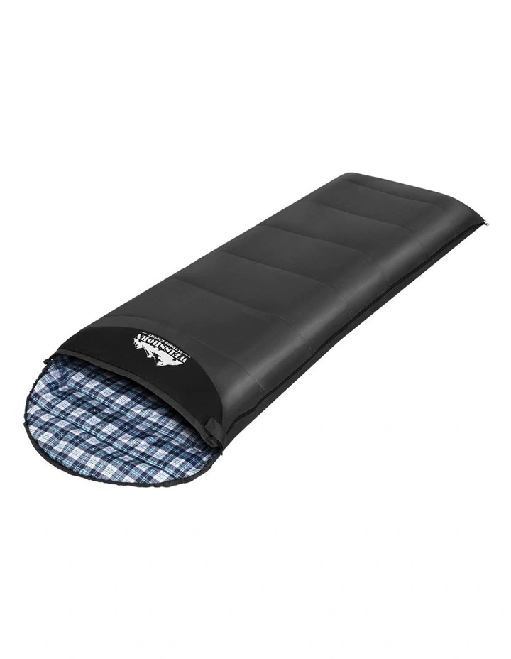 Lightweight Sleeping Bag Single Size Black