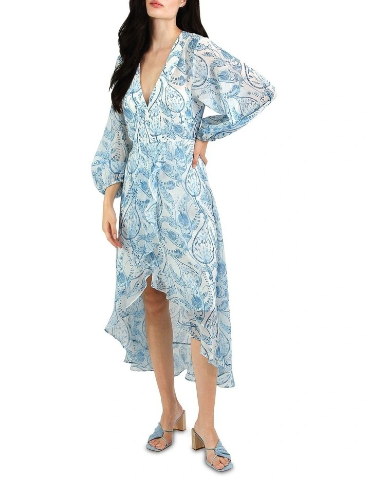 Beautiful Escape Dress in Blue