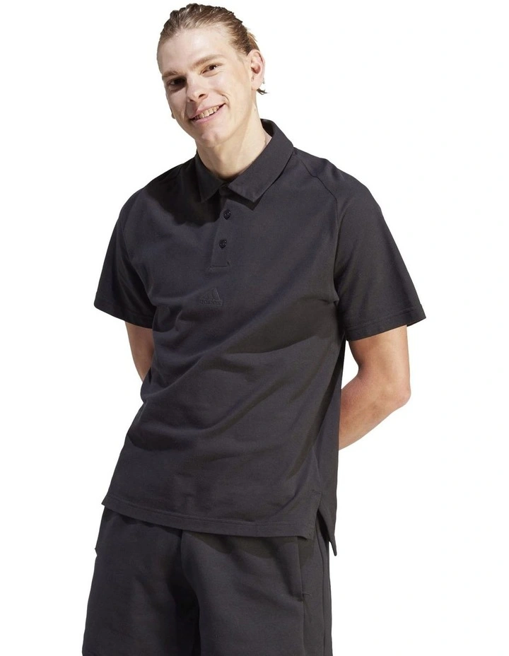 Z.N.E. Premium Polo Shirt in Black