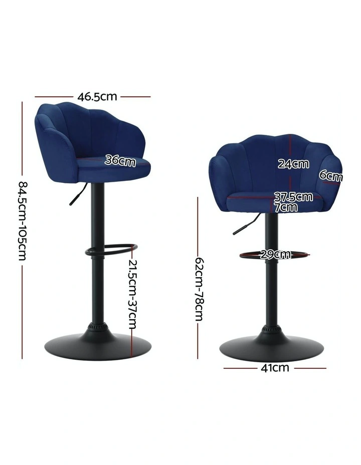 Bar Stools in Blue