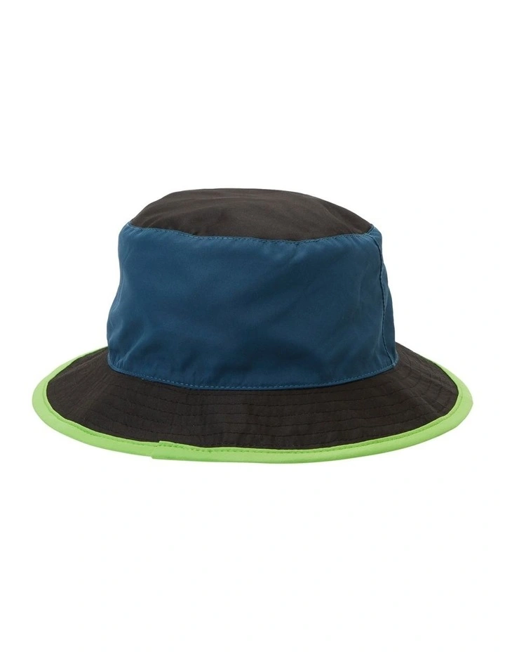 Flipped Out Bucket Hat in Aegean Blue