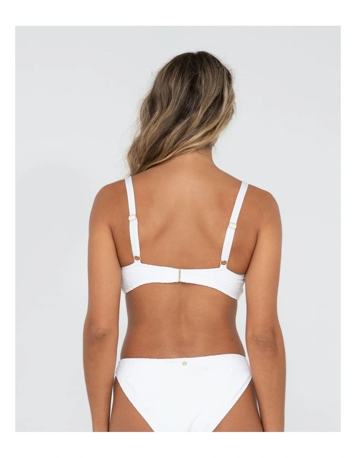 Sandalwood Bralette Bikini Top in White