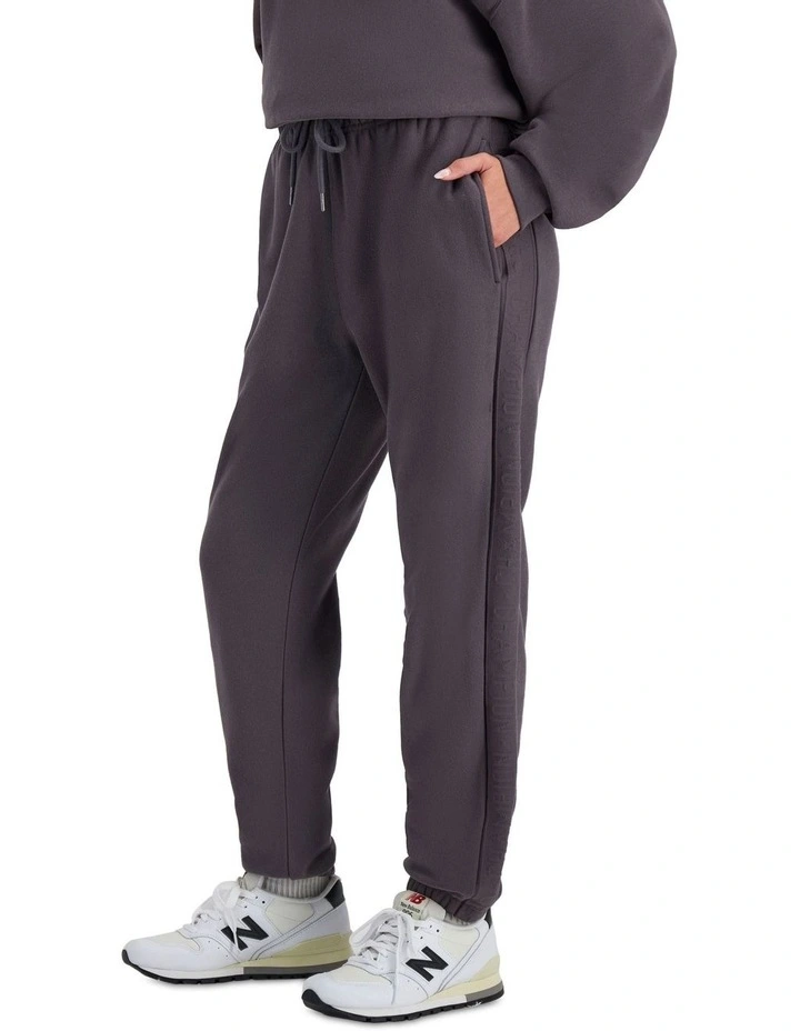 Reverse Weave Terry Taping Jogger in Shadow Dust