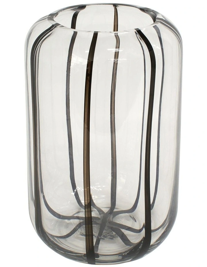 Lucy 15.5x24.5cm Vase in Black