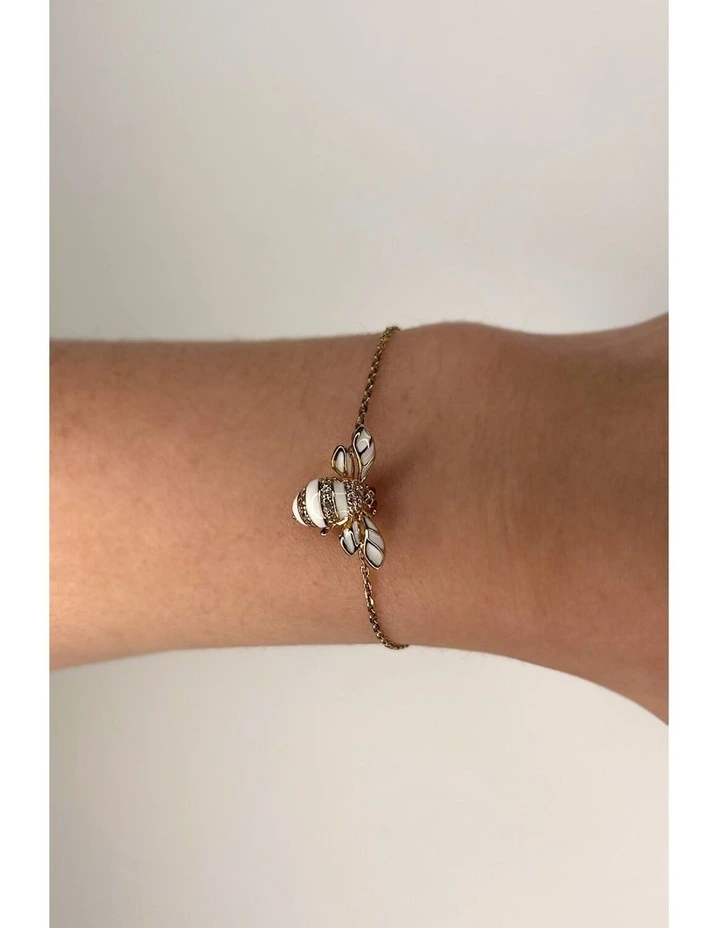 Queen Bee Bracelet in Ivory
