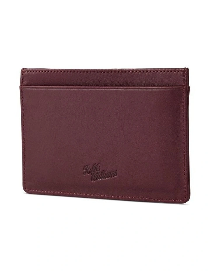 Singleton Vertical Card Holder Wallet in Brown