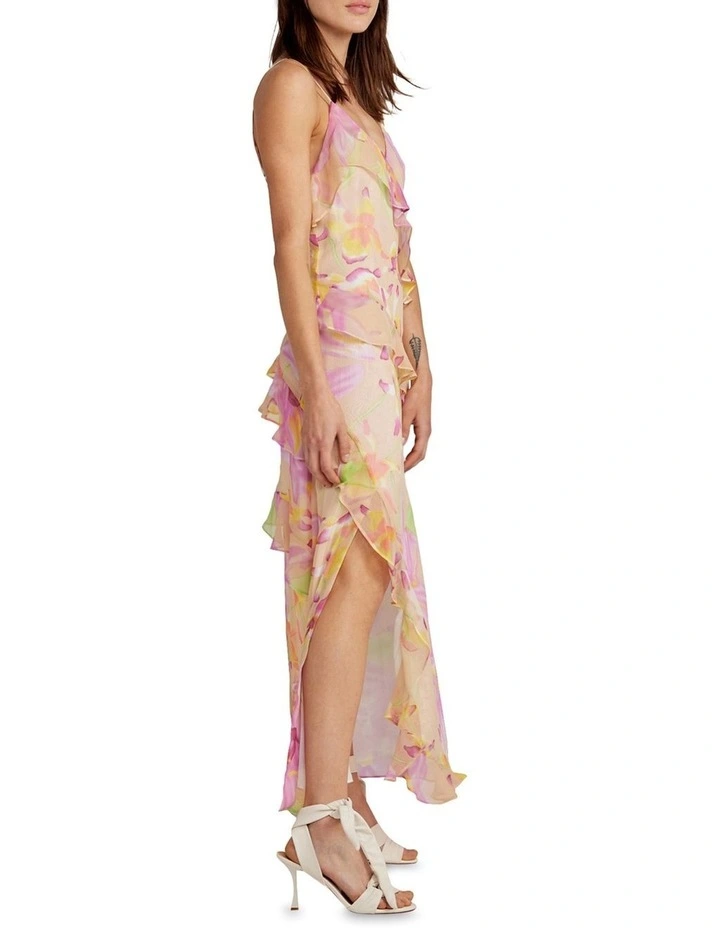 Ocean Eyes Limited Edition Silk Maxi Dress in Multi