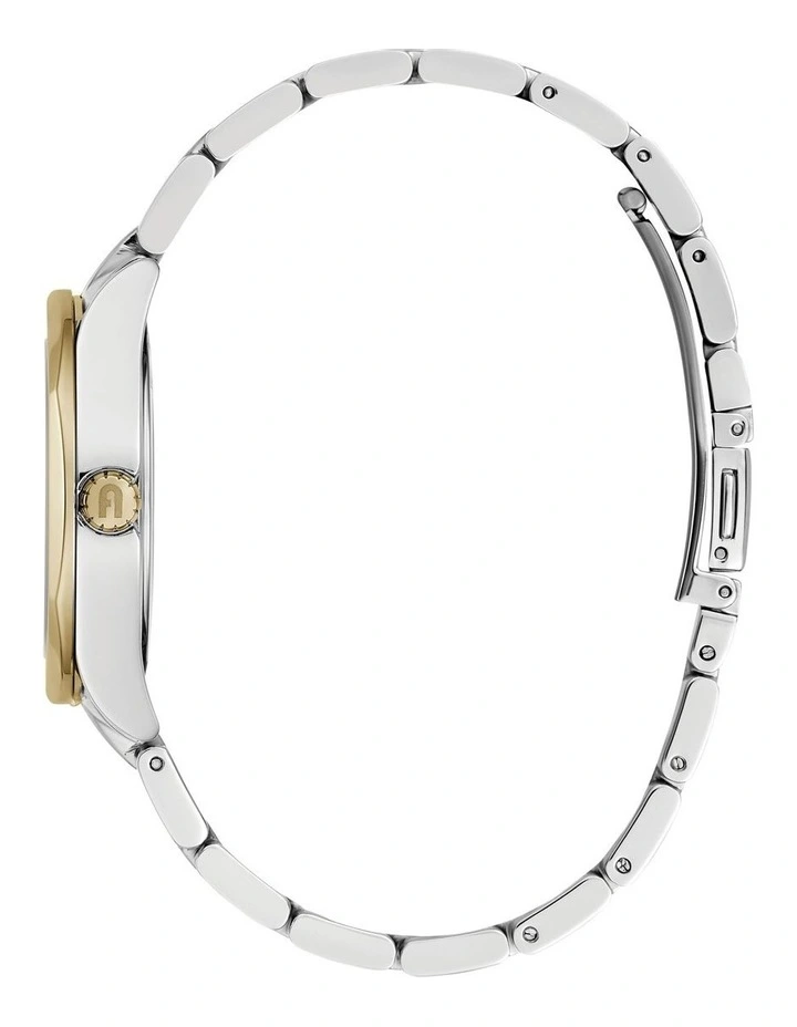 Petite Shape Stainless Steel Watch in 2 Tone