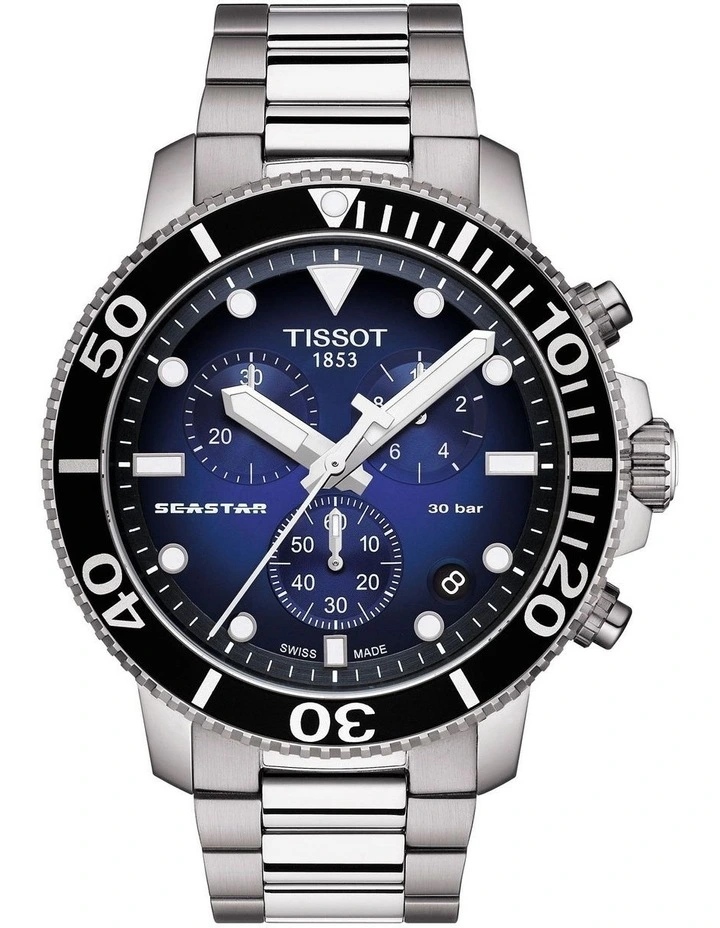 Seastar 1000 Chronograph T1204171104101 Watch in Blue