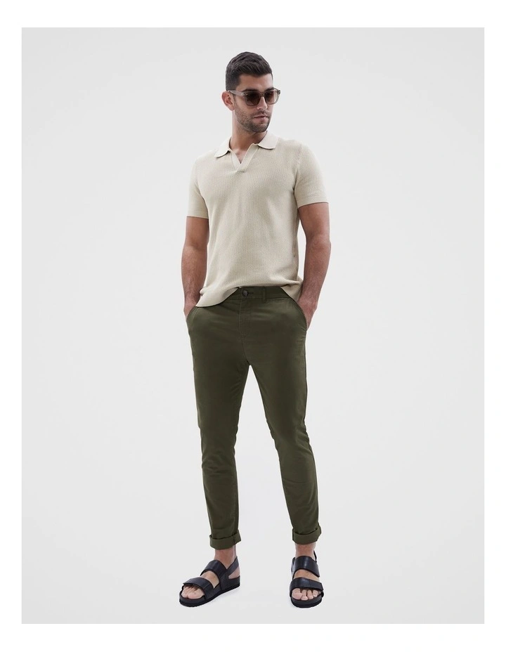 Slim Chino Pant in Khaki