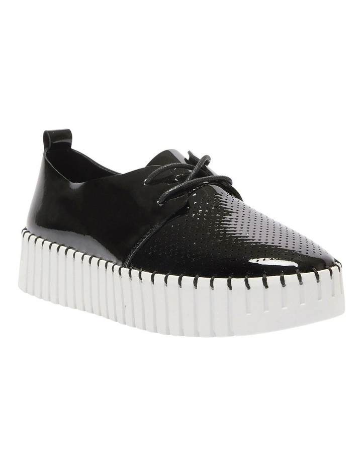 Central Sneakers in Black Patent