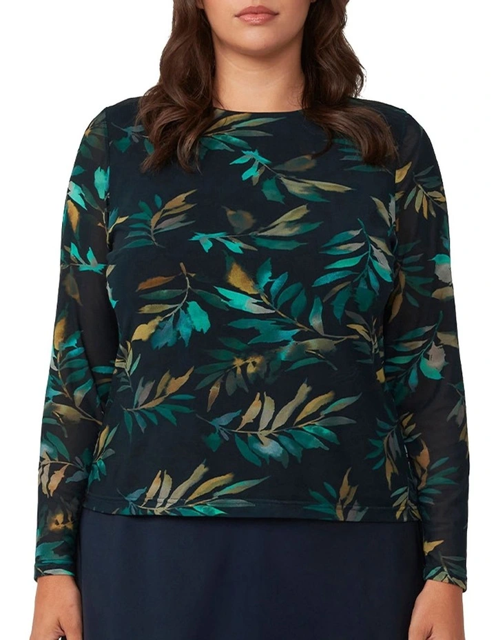 Foliage Whisper Top in Multi