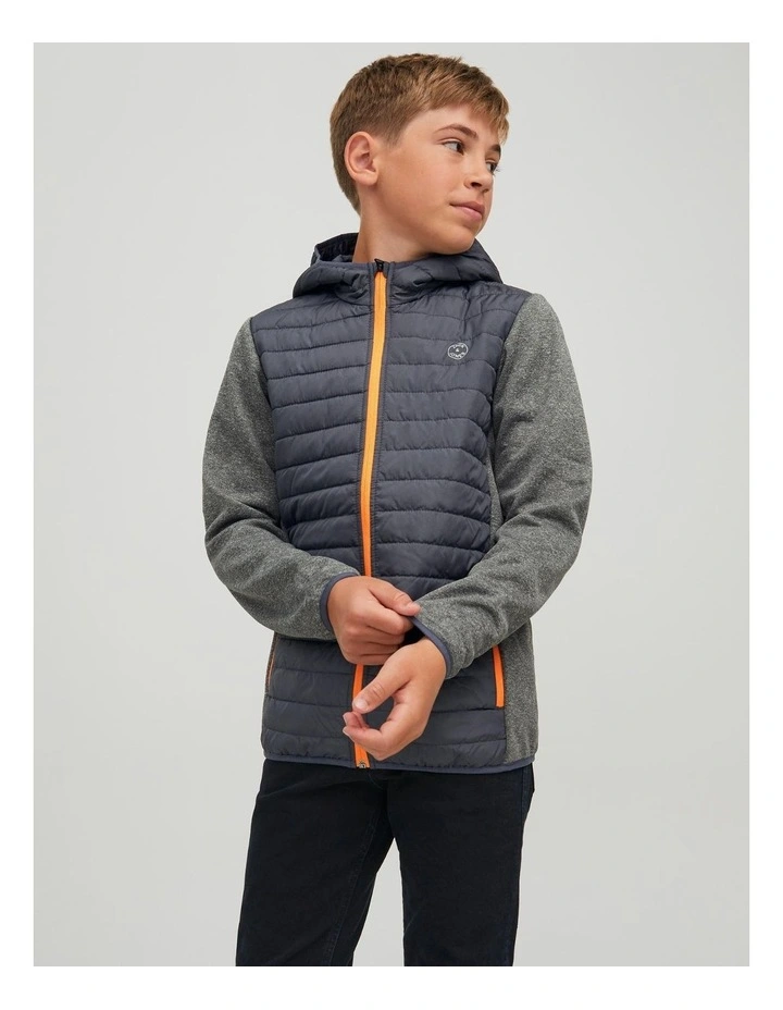 Signature Quilted Jacket in Grey