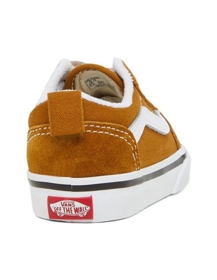 Old Skool Elastic Lace Infant Sneakers in Brown