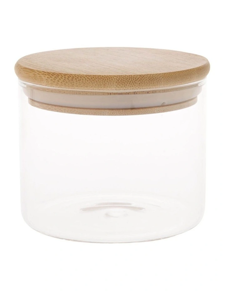 Storage Canister With Lid 460ml in Bamboo