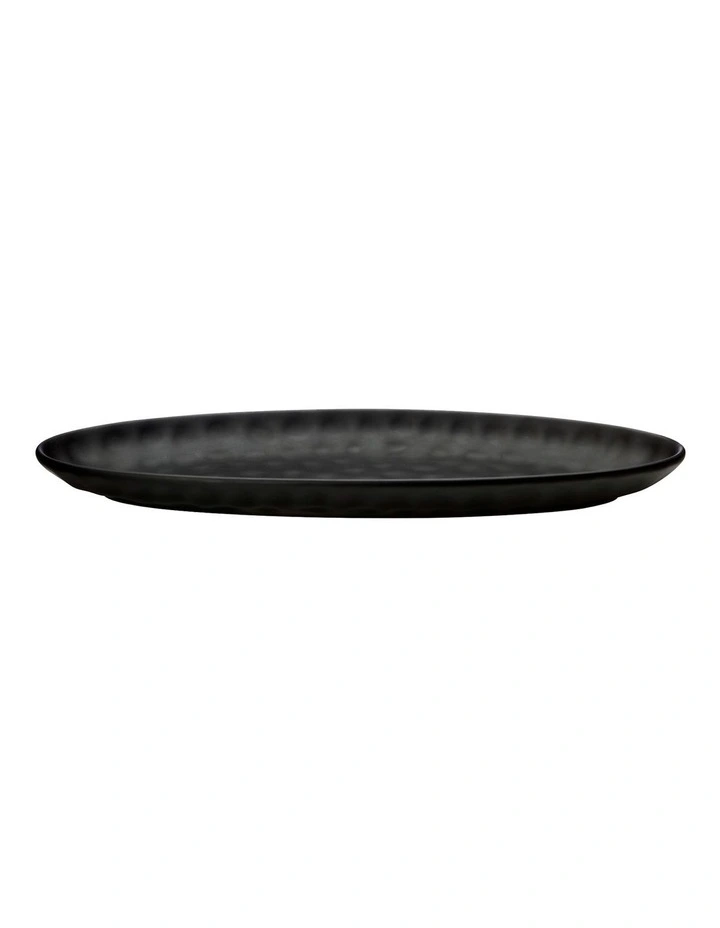 Gravity Gift Boxed Oval Platter 50x21cm in Black