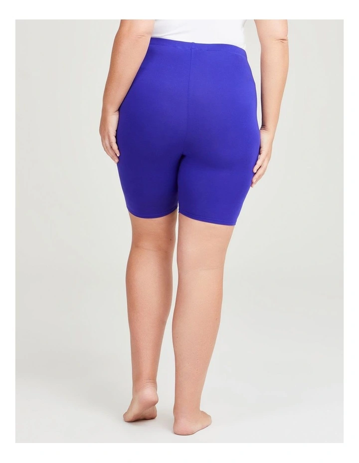 Bamboo Anti Chafe Crop Short in Passion Purple