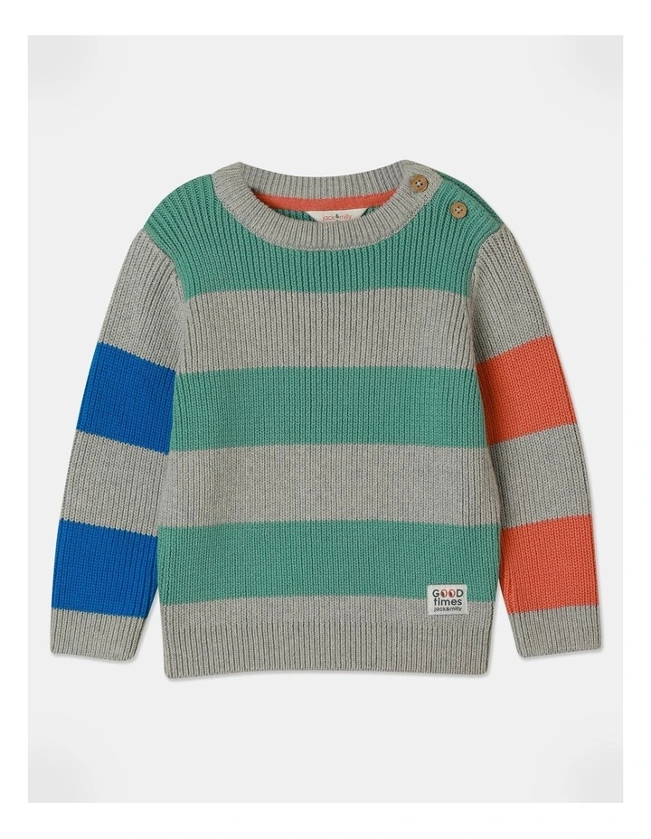 Finn Jumper in Grey Marle