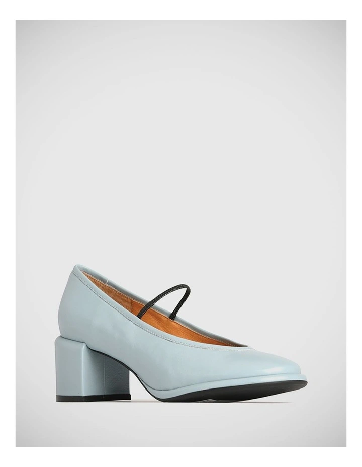 Darcella Leather Mary Jane in Blue