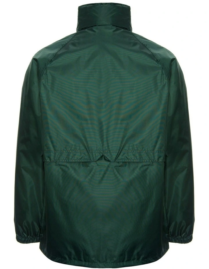 Stowaway Waterproof Rain Jacket in Forest