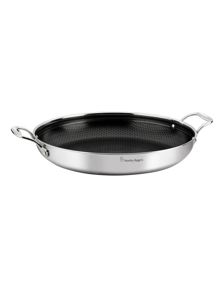 SR-Matrix Non-Stick Round Roasting Pan 36cm in Silver