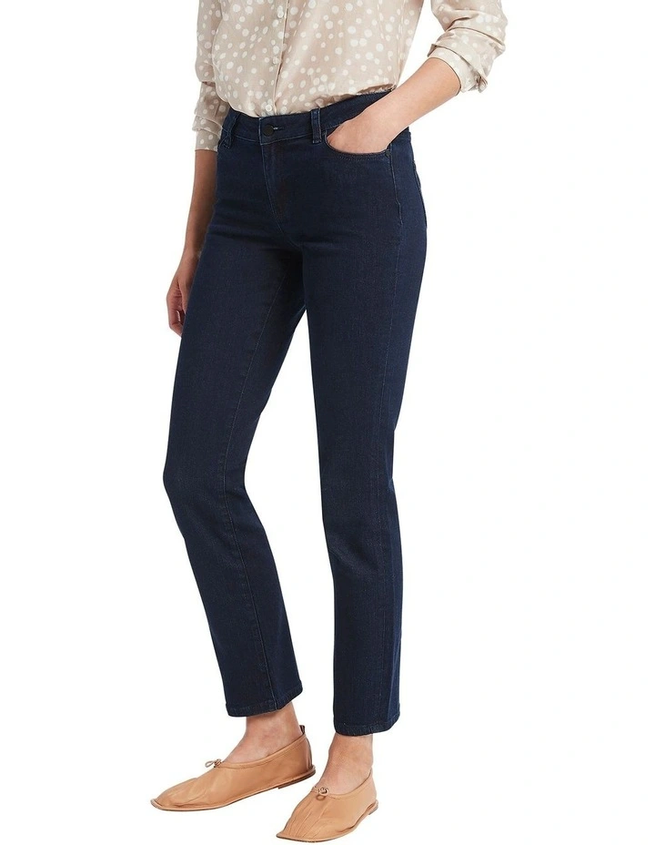 Amanda Straight Leg Jeans in Indigo
