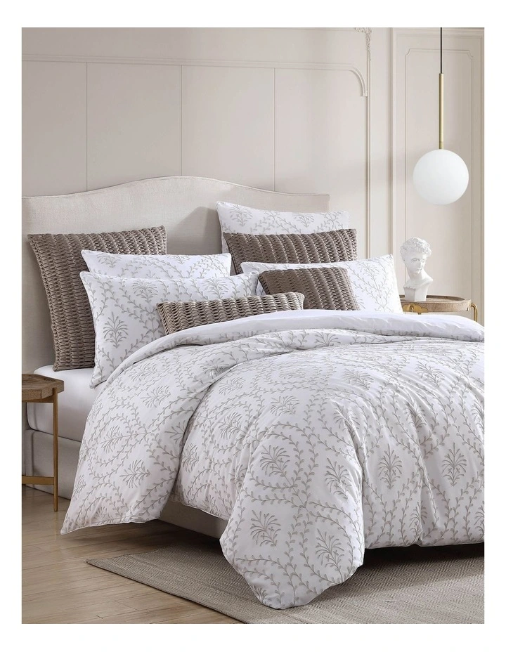 Morgan Quilt Cover Set in Cappuccino