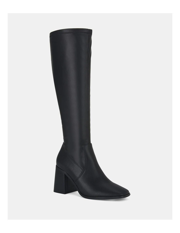 Ozzy Boots in Black Smooth
