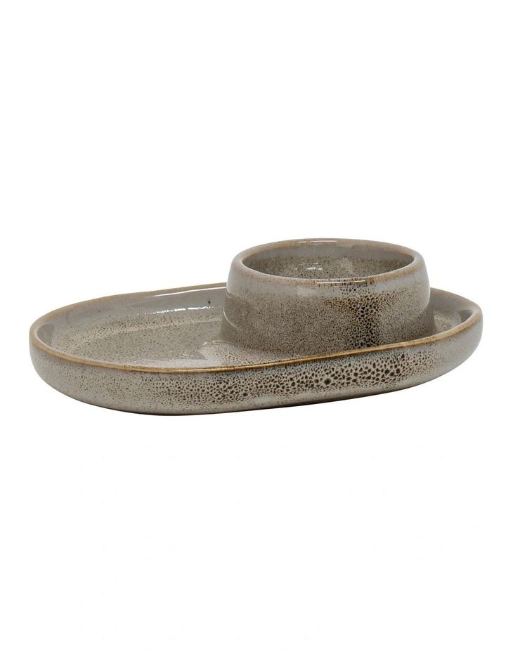 Relic Egg Cup 12x8cm in Green Moss