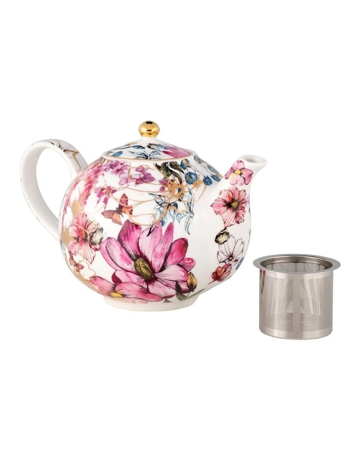 Enchantment Teapot With Infuser 1LGiftBoxed in White