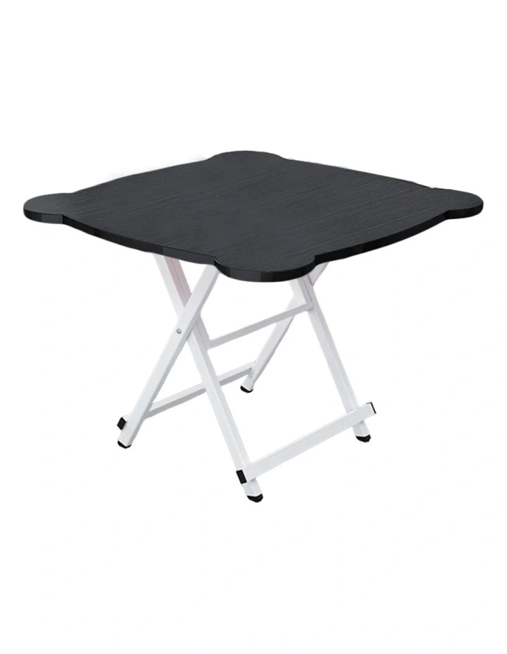 Minimalist Cat Ear Folding Table Stall Desk in Black