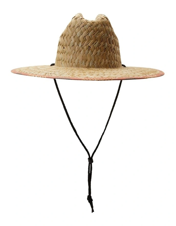 Outsider Straw Lifeguard Hat in Baked Clay