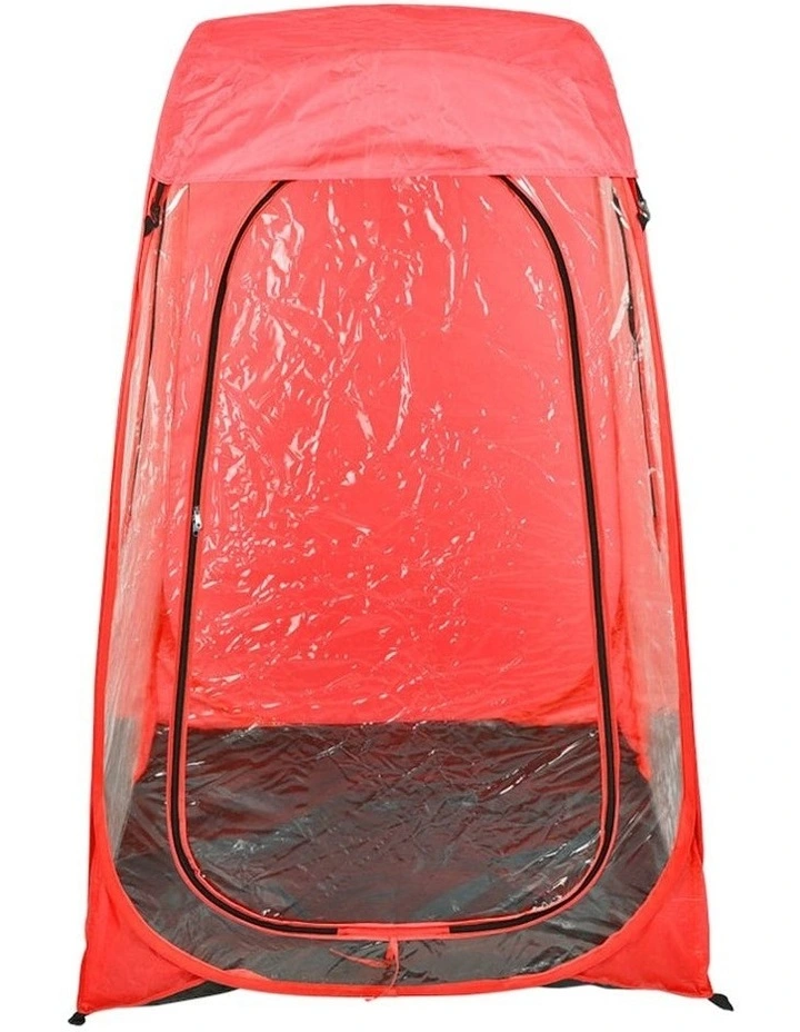 Outdoor Portable Pop Up Camping Weather Tent 2 Pack in Red