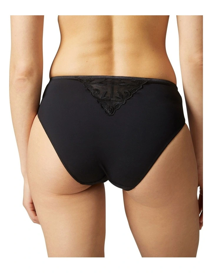 Andora High Waist Culotte Brief in Black