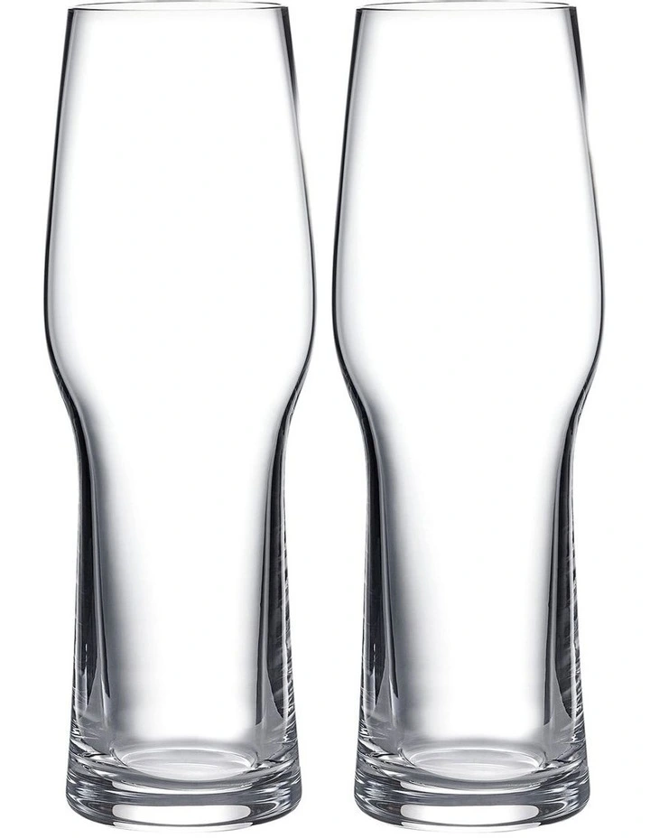 Craft Brew Pilsner Glass 650ml Set of 2 in Clear