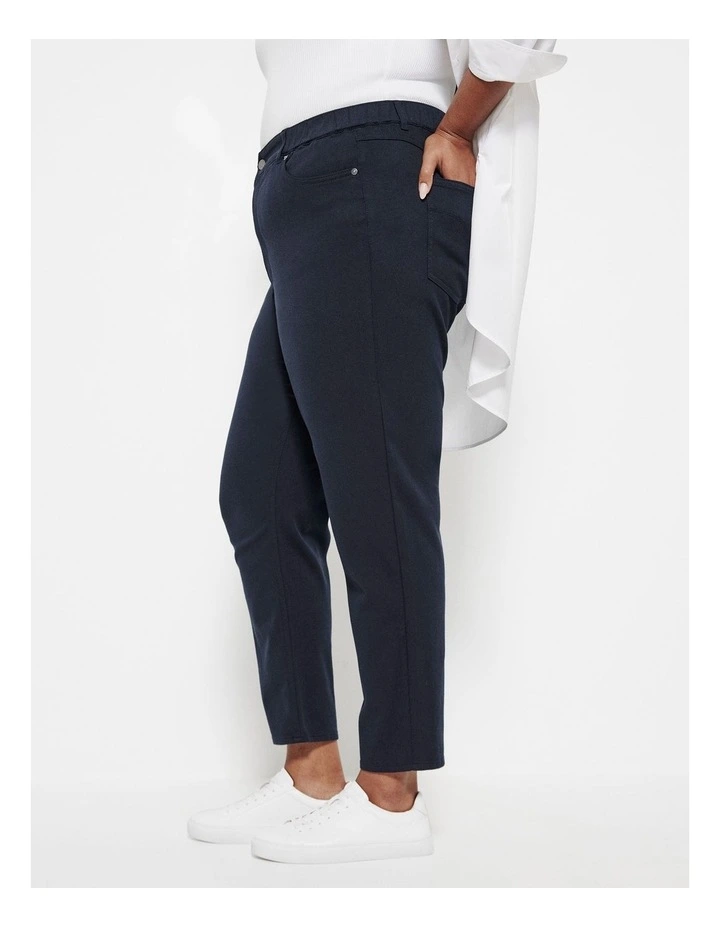 The Soft Stretch Casual Pant in Navy