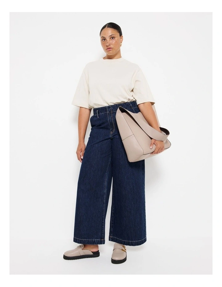 Side Pocket Jeans in Dark Indigo