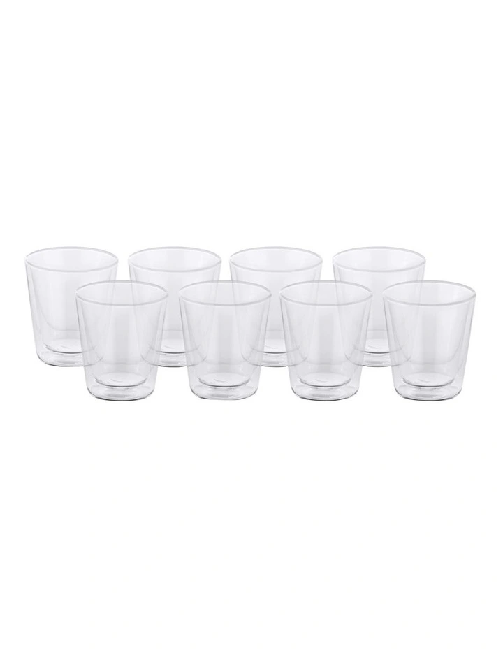 Blend Double Wall Conical Cup 200ml Set of 8