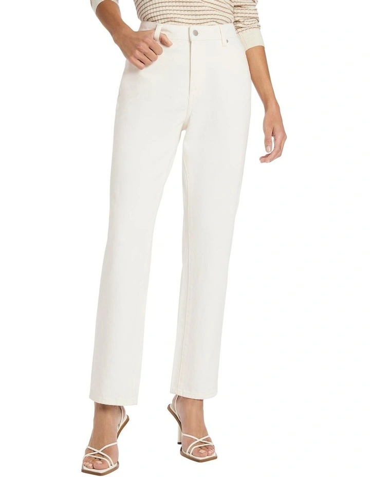 Verona Straight Leg Jean in White